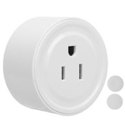 2pcs Smart Socket Outlet Wireless Remote Switch Set Self Powered White for Household Appliances US Plug AC 110?220V