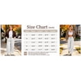 thumbnail image 6 of TEMOFON Sweatpants for Women Wide Leg Casual Baggy Pants High Waisted Elastic Drawstring Lightgray Sweatpant with Pockets XL, 6 of 9