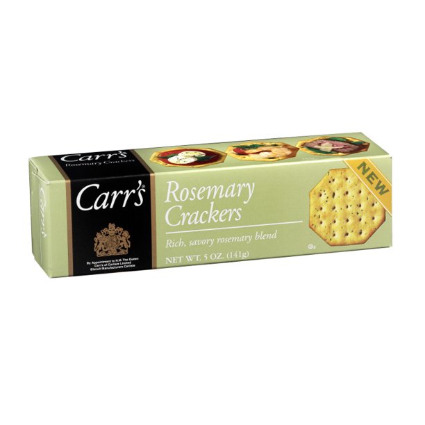 Carr's Rich and Savory Crackers, Rosemary, 5 Oz