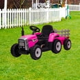 thumbnail image 3 of 12V Kids Electric Ride-On Tractor with Trailer – 7-LED Headlights – MP3/USB Player – 2+1 Gear Shift – Remote Control – Slow Start – Battery Powered – 35W Motor – EVA Tread Tires, 3 of 86