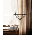 thumbnail image 6 of Capital Lighting 428581 Greyson 8 Light 34" Wide Taper Candle Chandelier - Nickel, 6 of 7