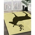 thumbnail image 2 of Ahgly Company Indoor Rectangle Patterned Sun Yellow Area Rugs, 6' x 9', 2 of 6