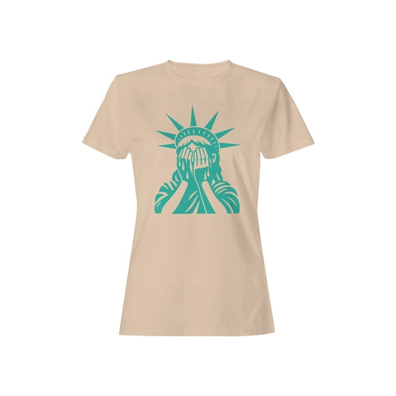 Liberty in Tears Graphic Design Women's T-shirt