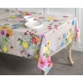 thumbnail image 4 of Geecy Jardin D'Ete Floral Print Tablecloth 70'' x 90'' 100% Cotton Spring Summer Kitchen Decoration, 4 of 8