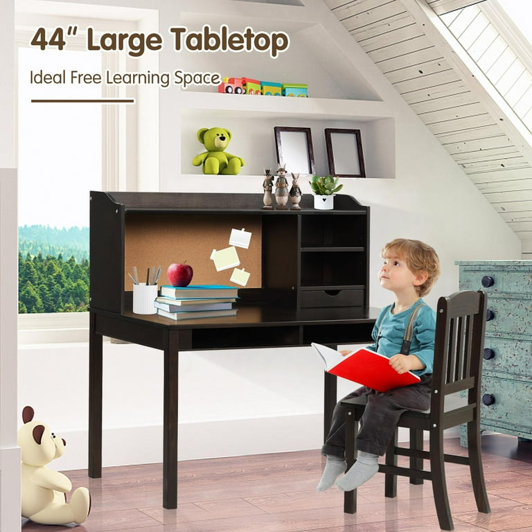 Big kid desk online and chair