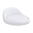 thumbnail image 4 of Taburete de asiento, reemplazo de silla redonda, taburete de asiento de silla con respaldo bajo, accesorio de cuero PU, 4 of 8