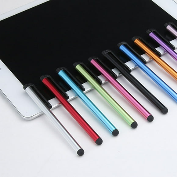 Cagogo 10Pcs Capacitive Stylus Pen, Touchscreen Stylus for Tablet PC Android , Universal Stylus Pen for Phones Tablets and All Capacitive Screens, Aluminum Body Soft Rubber Tip, 10 Pack Stylus