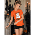 thumbnail image 6 of KimSoong Women Halloween Nurse Shirt Boo Boo Crew Letter Printt T-Shirt Funny Ghost Nurse Graphic Tee Tops, 6 of 13