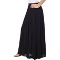 thumbnail image 2 of Chaudry Ladies' Pull-on Skirt-Black, Medium, 2 of 3