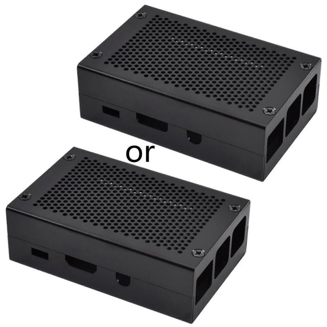 for 3 Model B Pi2 B Computer Radiator for Case Aluminum Alloy Metal Box for Shell Mesh Heat Dissipation