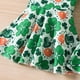 thumbnail image 4 of Ropa Para Niñas Pequeñas, Mono Para Niños Pequeños, Mono Con Estampado Del Día De San Patricio, Mono Con Estampado De Dibujos Animados, Mono Con Tirantes, Pantalones Verdes Odeerbi  LM103-7242, 4 of 8