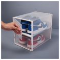 thumbnail image 3 of Set of 12 Stackable Clear Plastic Transparent Shoes Storage Boxes in Home, 3 of 9