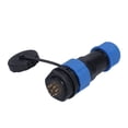 thumbnail image 1 of Aviation Plug Socket, Male Female Industrial Connector 250V SP20 Electrical  For Light Power For LED Lighting Equipment For Cable 8 Pin,9 Pin,10 Pin,12 Pin,14 Pin, 1 of 8