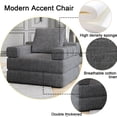 thumbnail image 2 of Supportive High-Density Foam Sofa Chair | Transforms to Bed in Living Space, 2 of 4
