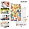 thumbnail image 2 of Traditional Wooden Doll Cotton Face Towels Absorbent Hand Towel Soft Bathroom Towel for Kitchen Hotel Decoration, 2 of 7