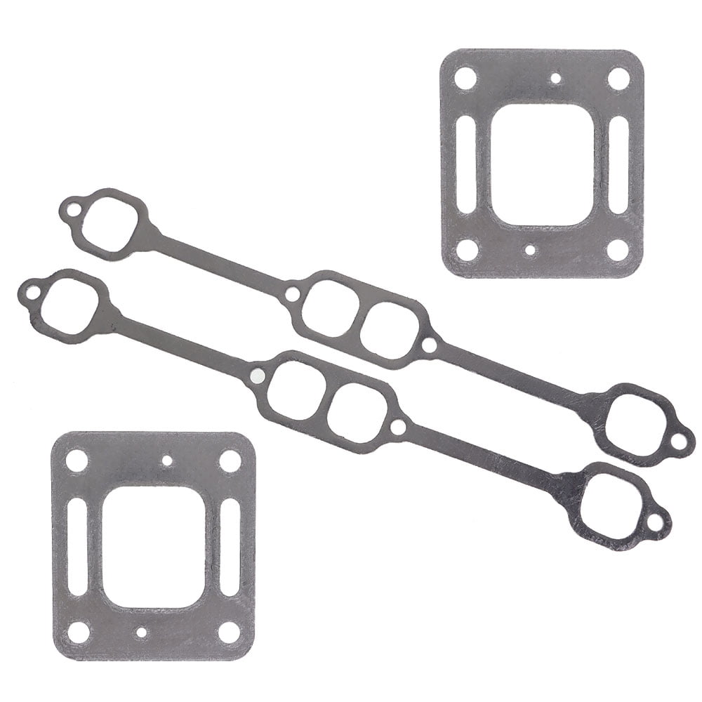 EPOTOOR Exhaust Gasket Manifold For Mercruiser 5.0 5.7 350 Mag Riser