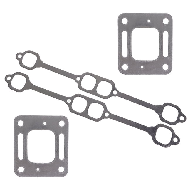 EPOTOOR Exhaust Gasket Manifold For Mercruiser 5.0 5.7 350 Mag Riser ...