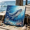 thumbnail image 5 of JWZZYD Ocean Theme Pearl Art Diy Kit, 7.8x7.8 Inch Ocean Diamond Art For Beginners, Ocean Diamond Art, DIY Craft Kit, Beginner Friendly, Adult Activity, Ocean Theme, Whale, 5 of 6