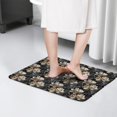 thumbnail image 4 of Pioneer Flower Floral Print Flannel Non Slip Door Rugs,Washable Door Mats Indoor,Decorative Door Mats,Dirt-Resistant and Absorbent Doormat for Entrance,Bedroom,Kitchen,Bathroom,23.5"x16", 4 of 5