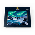 thumbnail image 4 of MyPuzzle - Northern Lights Over Godafoss Waterfall In Iceland - Premium 300 Piece Jigsaw Puzzle for Adults, 4 of 6