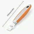 thumbnail image 2 of BNNG Lemon Zester Tool for Kitchen - Citrus Zester Tool with Channel Knife,Orange Zester Grater with Handle,Citrus Peeler for Cocktails Kitchen Tools Stainless Steel Lemon Planer Peeling Scraper, 2 of 4