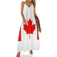 thumbnail image 1 of Oh Canada Vestido sin mangas Vestidos de manga larga Vestido de verano para mujer 2024, 1 of 7