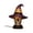 D, variant on Resin Stained Glass Witch Owl Table Lamp, Vintage Purple Orange Witch Hat Owl Night Light with Moon Pendant, Gothic Halloween Accent Lamp for Mantel Bedroom Farmhouse Decor
