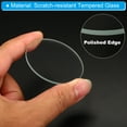thumbnail image 4 of Unique Bargains 2.01x0.08' Dia Flashlight Glass Lens, 2 Pcs Polished Edge Glass Lens, Transparent, 4 of 5