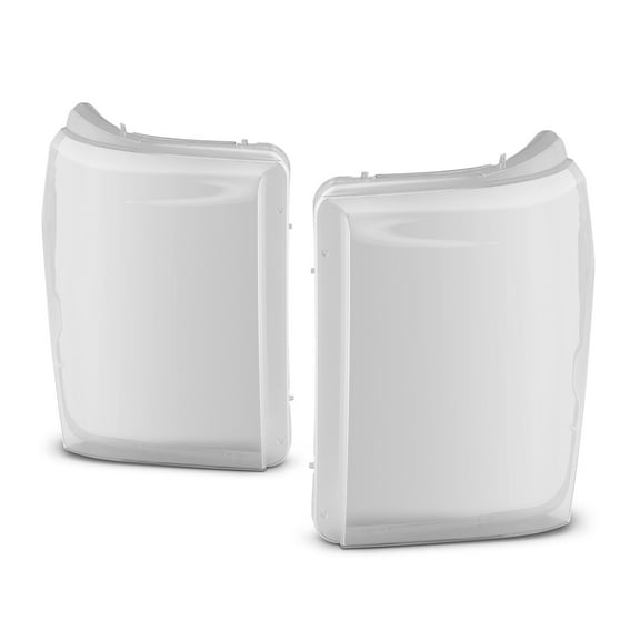 AKKON - Fits 2011-2016 Ford F250/F350/F450/F550 SuperDuty Model Headlight Clear Lens Lamp Cover Pair Left Right Heavy Duty