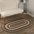 thumbnail image 5 of VHC Brands Sawyer Mill 36 x 60" Charcoal Creme Jute Oval Rug w/Non Skid Pad, 5 of 6