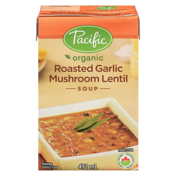 Pacific Foods Garlic Mushroom Lentil Org Soup