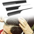 thumbnail image 5 of Peine para peinado profesional de 3 uds, peine de cola de fibra de carbono antiestático para peluquería (juego), 5 of 5