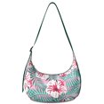 thumbnail image 1 of Small Crossbody Purse featuring Botanical Garden Print Adjustable Strap Lightweight Nylon Vintage Aesthetic Suitable for Daily Use, 1 of 5