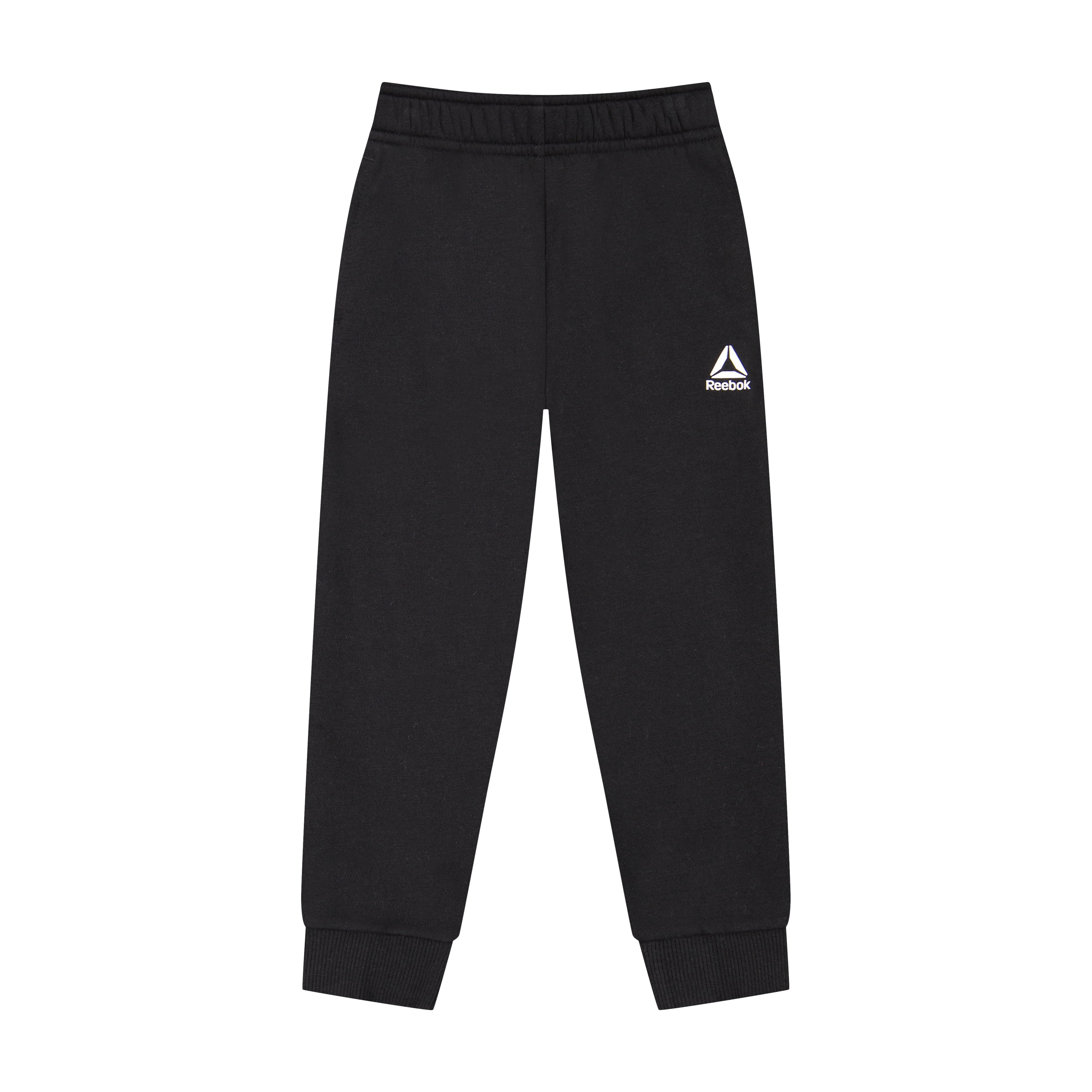 Reebok Toddler Fleece Crew and Jogger Set, 2-Piece, Sizes 12M-5T
