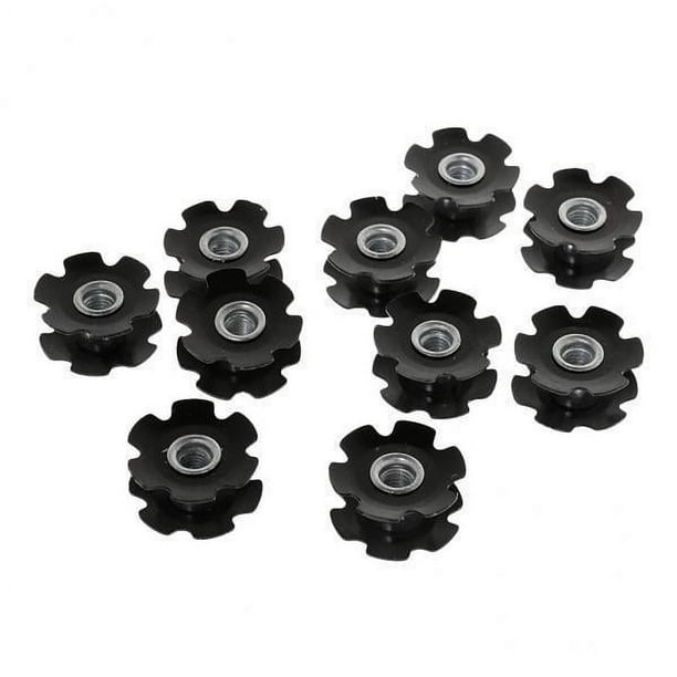 Arandela de nuez de de brida auricular, piezas de 3x10, para bicicleta de montaña de 1-1/8 pulgadas 6 piezas