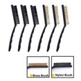 thumbnail image 4 of 9Inch Large Wire Brushes Set Brass Wire Nylon Cleaning Brushes Rust Removal, 4 of 9