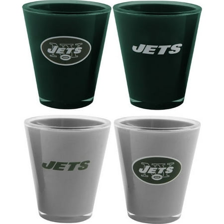 New York Jets 4-Pack Acrylic Team Color Acrylic Shot Set