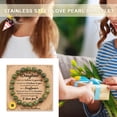 thumbnail image 5 of Opolski Sunflower Beaded Bracelet with Inspirational Card Elastic Adjustable Girls Natural Stone Round Beads Bracelet, 5 of 8