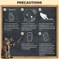 thumbnail image 7 of Furmax Fully Enclosed Automatic Cat Litter Box, 76L Large Capacity for Big Cats, Cat Ear Design with Garbage Bags, Aroma Box & Brush (gray), 7 of 7