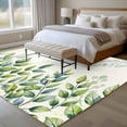 thumbnail image 5 of Rectangle Area Rug 5x8ft,Country Watercolor Plant Leaves Washable Carpet Non-Slip Runner Accent Rugs Indoor Floor Mat for Bedroom Living Room Decor,Farm Green Botanical, 5 of 9