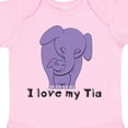 thumbnail image 4 of Inktastic I Love My Tia Elephant Purple Boys or Girls Baby Bodysuit, 4 of 5