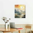 thumbnail image 3 of Nawypu Abstract Canvas Wall Art For Living Room Canvas Prints Artwork Bedroom Wall Decor Abstract Mountain Landscape Painting Room Decor Pictures Artwork Office Wall Decorations Farmhouse Home, 3 of 5
