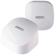 Amazon eero 6 Dual-Band Mesh Wi-Fi 6 Routers (2-Pack) - White (N010211) (Used)