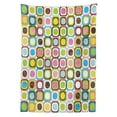 thumbnail image 3 of Ambesonne Colorful Tablecloth Rectangular Table Cover, Cubes Inner Circles, 60"x90", Multicolor, 3 of 4