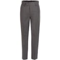 thumbnail image 1 of RGM Boys Dress Pants - Hidden Expandable-Waist Flat-Front Skinny fit Slacks - Poly Rayon By Giovanni Uomo Grey 8, 1 of 4