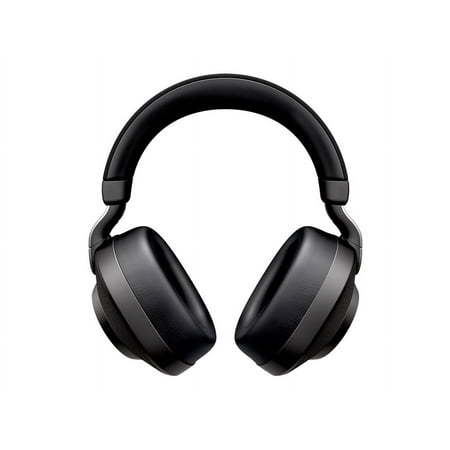 Jabra - Elite 85h Wireless Noise Cancelling Over-the-Ear Headphones - Titanium Black