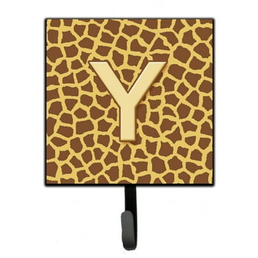 Letter Y Initial Monogram - Giraffe Leash or Key Holder