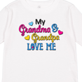 thumbnail image 4 of Inktastic My Grandma and Grandpa Love Me with Hearts Boys or Girls Long Sleeve Toddler T-Shirt, 4 of 5