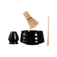 thumbnail image 3 of Ensemble de 4 Pcs de Fouets Matcha pour Réception Domestique Noir Brillant, 3 of 9
