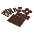 thumbnail image 1 of Prime-Line Assortiment de Coussinets en Feutre pour Meubles MP76570, Support Autocollant, Formes Marron, Ronde et Rectangulaire, 6 Tailles, Lot de 101, 1 of 1